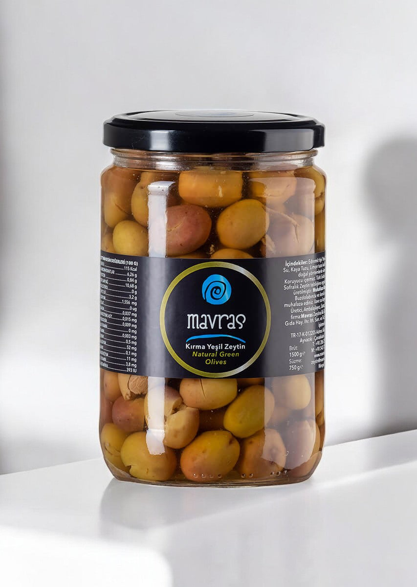 Mavras Taze Kırma Yeşil Zeytin Mavras Zeytin