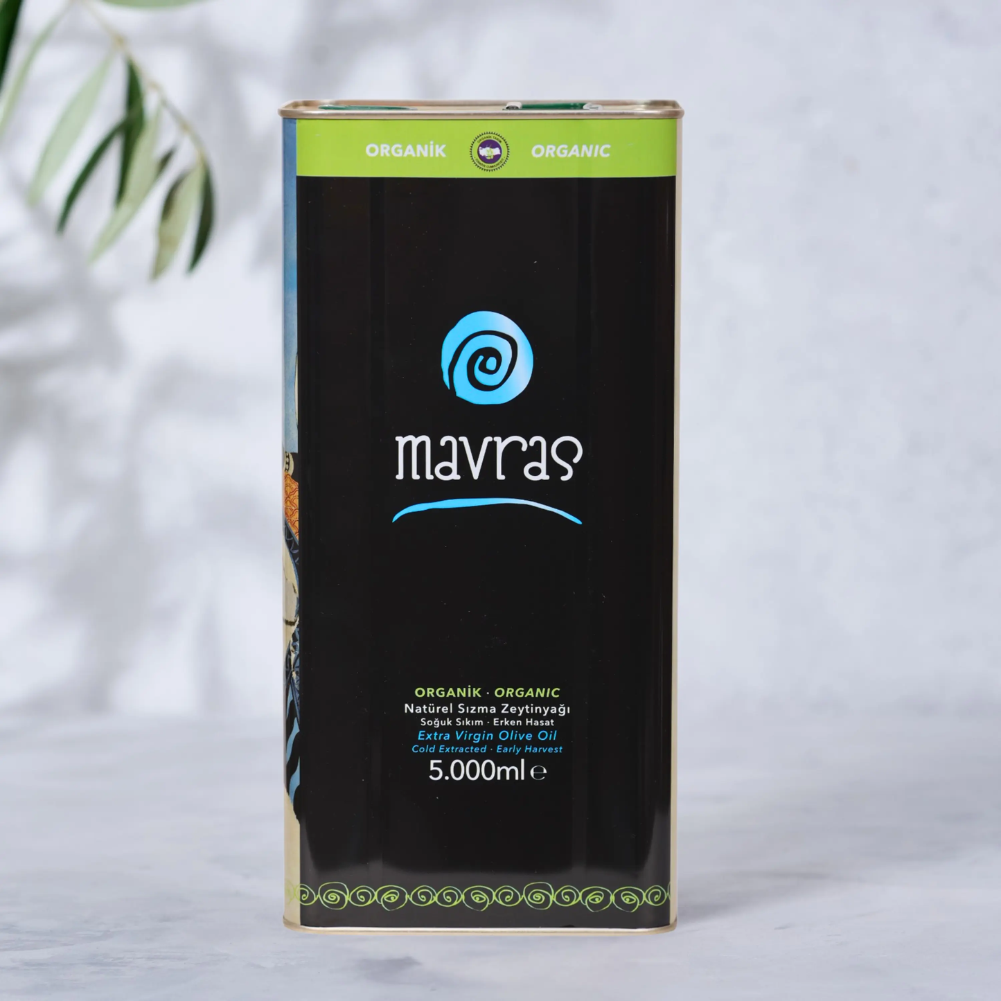 Organik Natürel Sızma Zeytinyağı - Erken Hasat (Filtresiz Yeni Hasat: 2025 Ekim) Mavras Zeytin