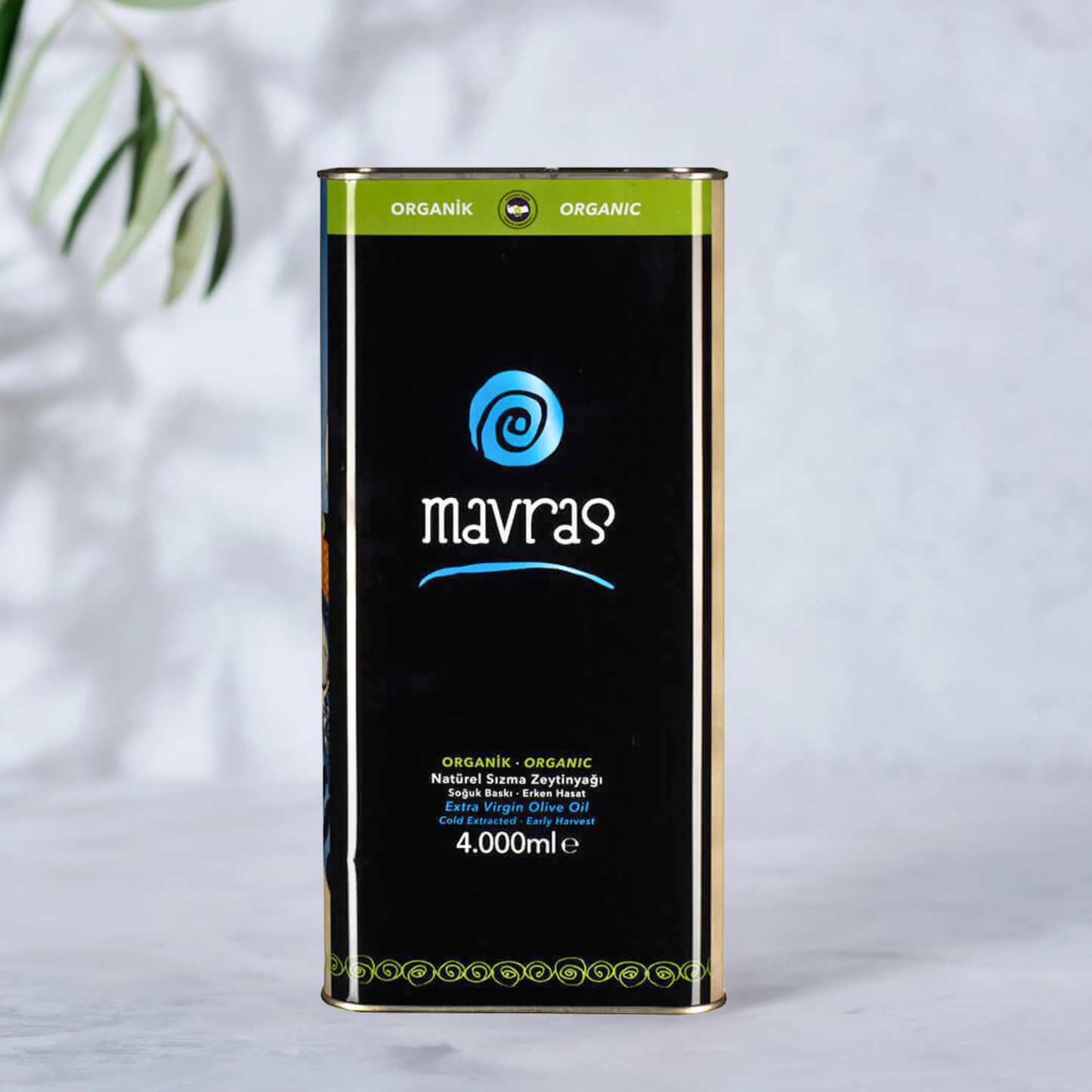 Organik Natürel Sızma Zeytinyağı - Erken Hasat (Filtresiz Yeni Hasat: 2025 Ekim) Mavras Zeytin