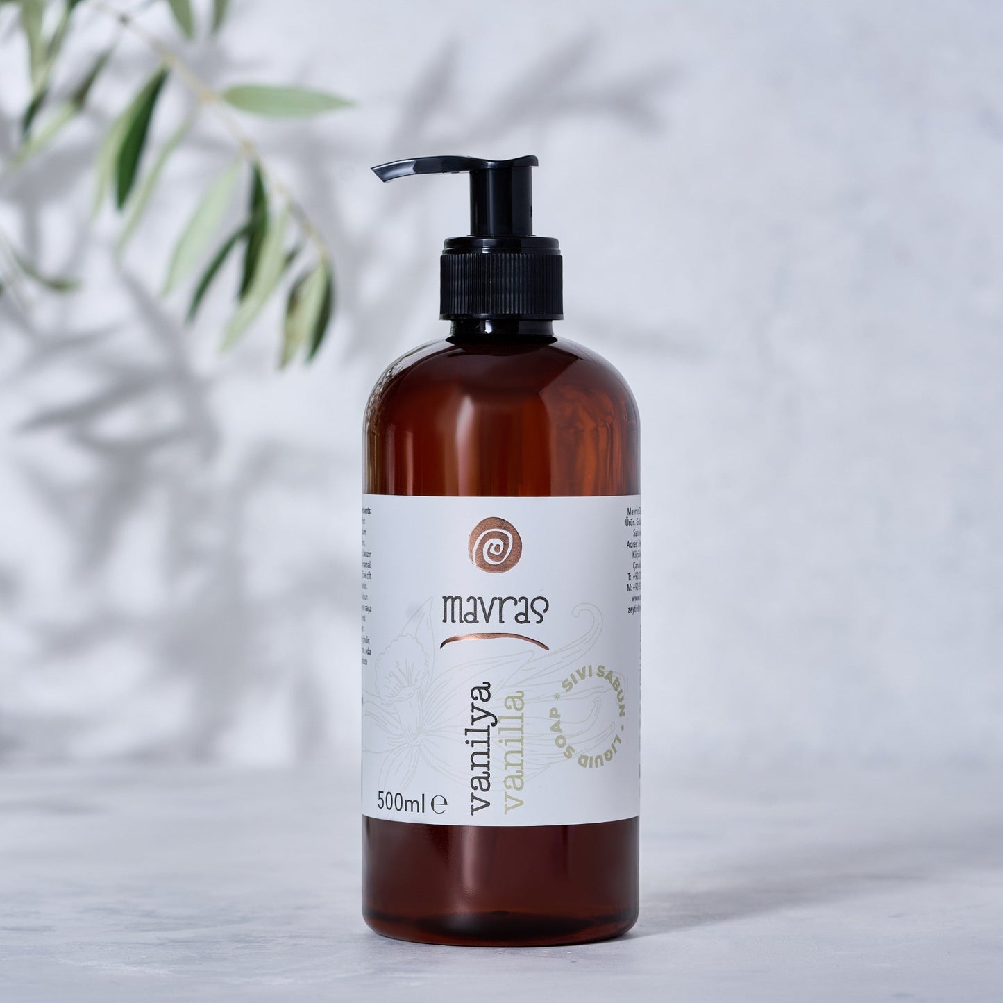 Vanilya – Mavras Zeytinyağlı Sıvı Sabun Mavras Zeytin