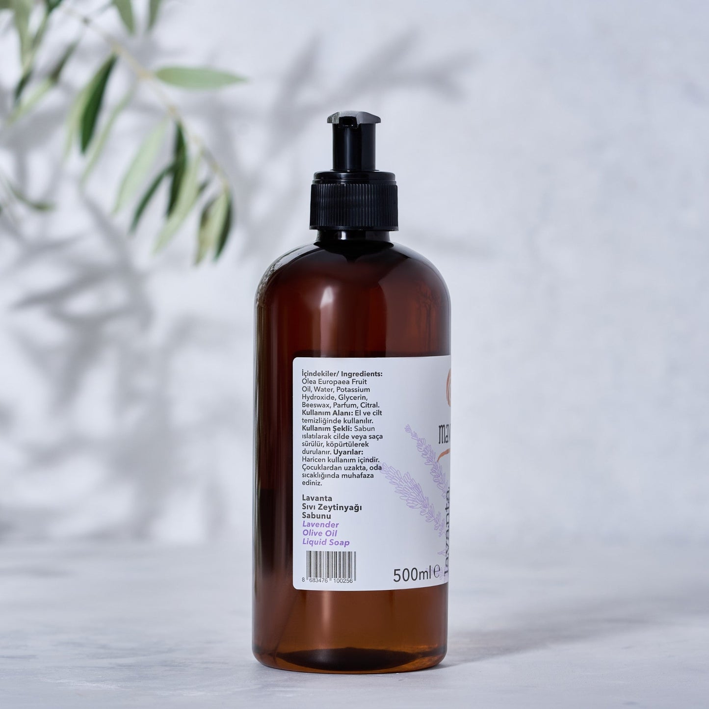 Lavanta – Mavras Zeytinyağlı Sıvı Sabun Mavras Zeytin