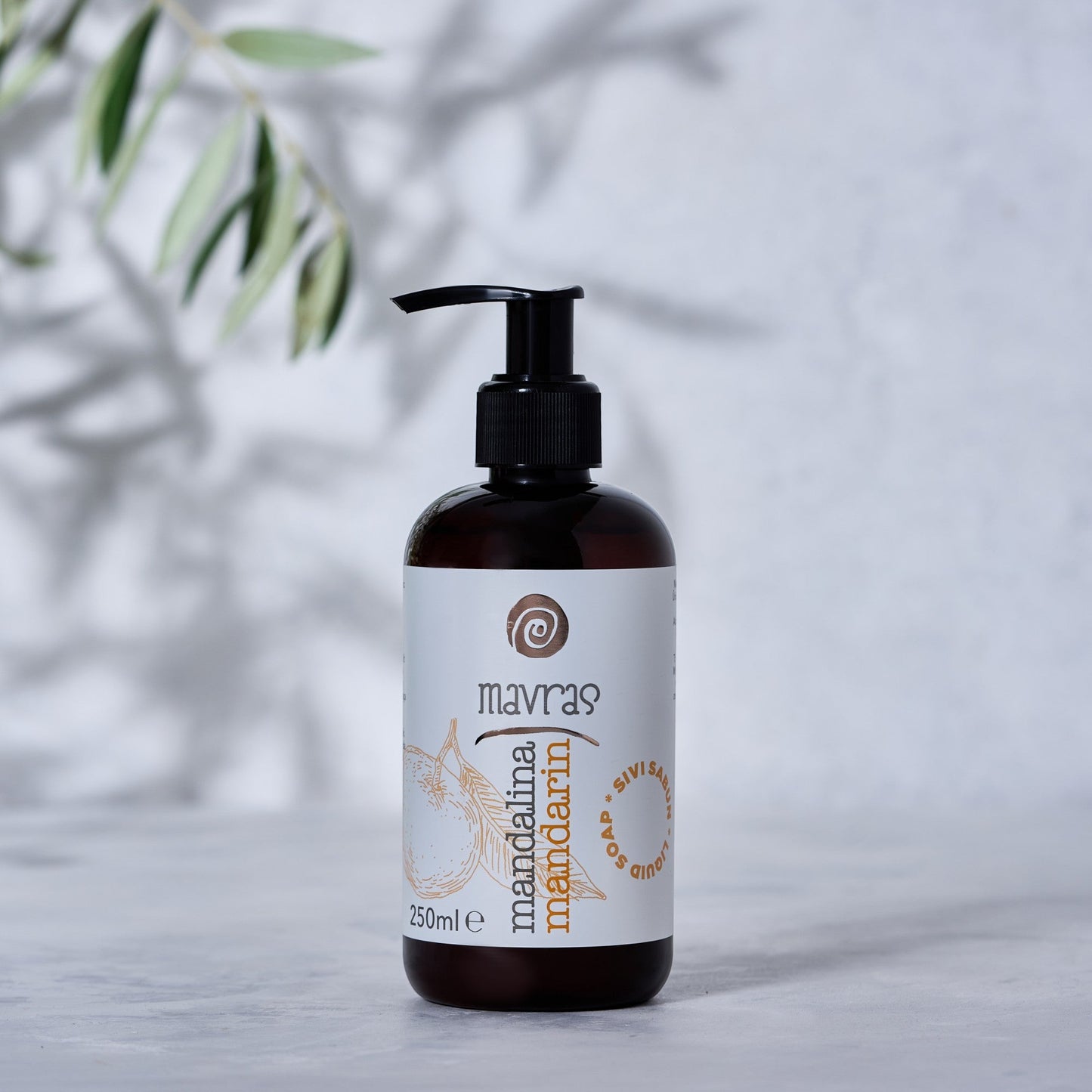 Mandalina – Mavras Zeytinyağlı Sıvı Sabun Mavras Zeytin