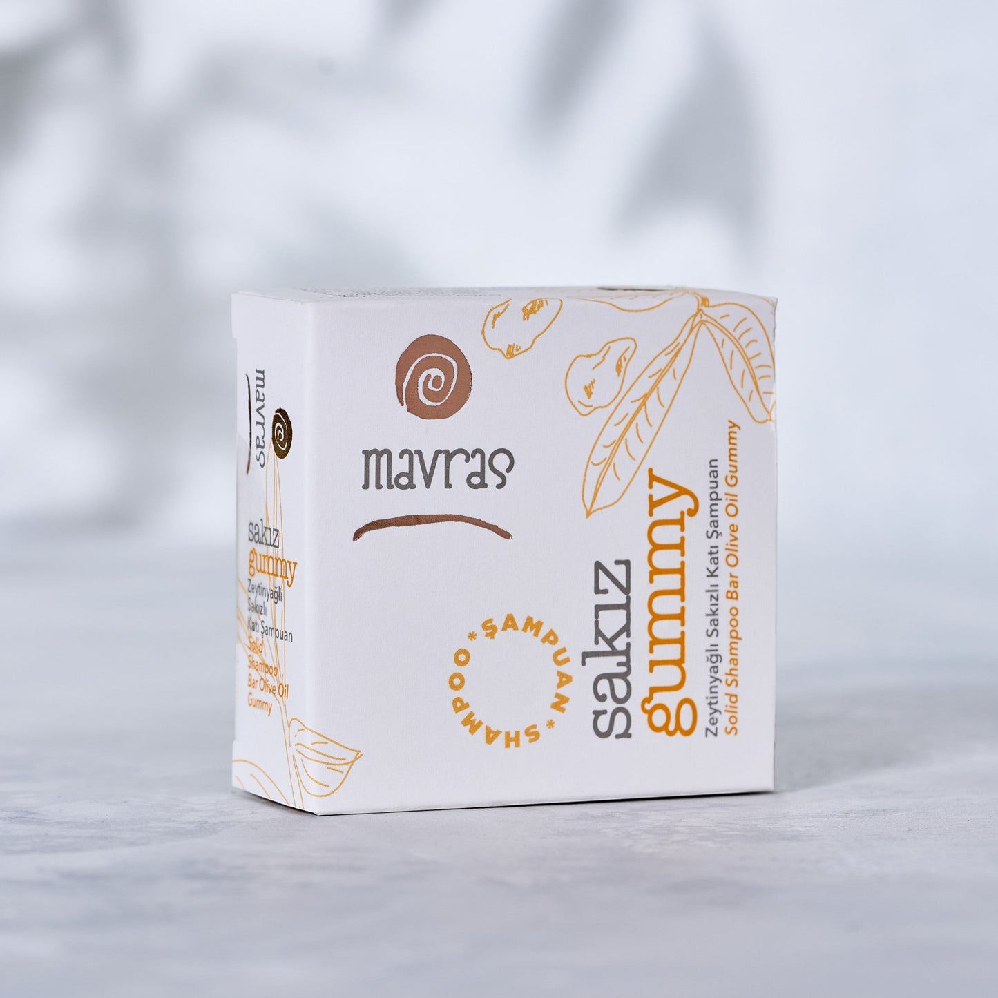 Mavras Zeytinyağlı Sakızlı Katı Şampuan Mavras Zeytin