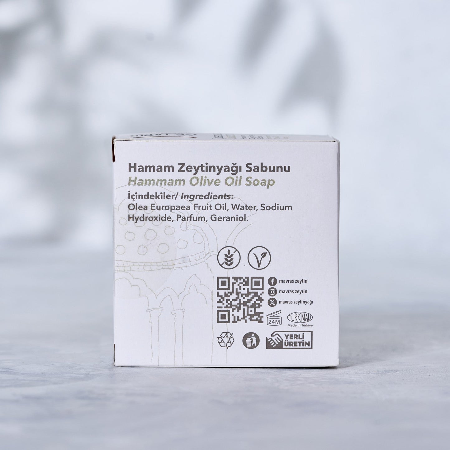 Hamam Zeytinyağı Sabunu Mavras Zeytin
