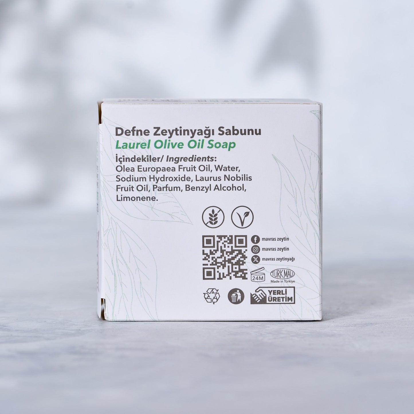 Defne Zeytinyağı Sabunu Mavras Zeytin