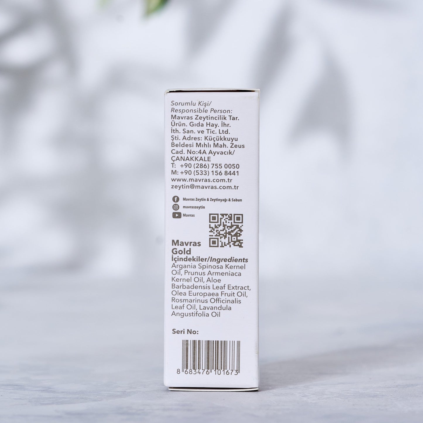 MAVRAS Gold Botanical Hair Serum 20  ML Mavras Zeytin