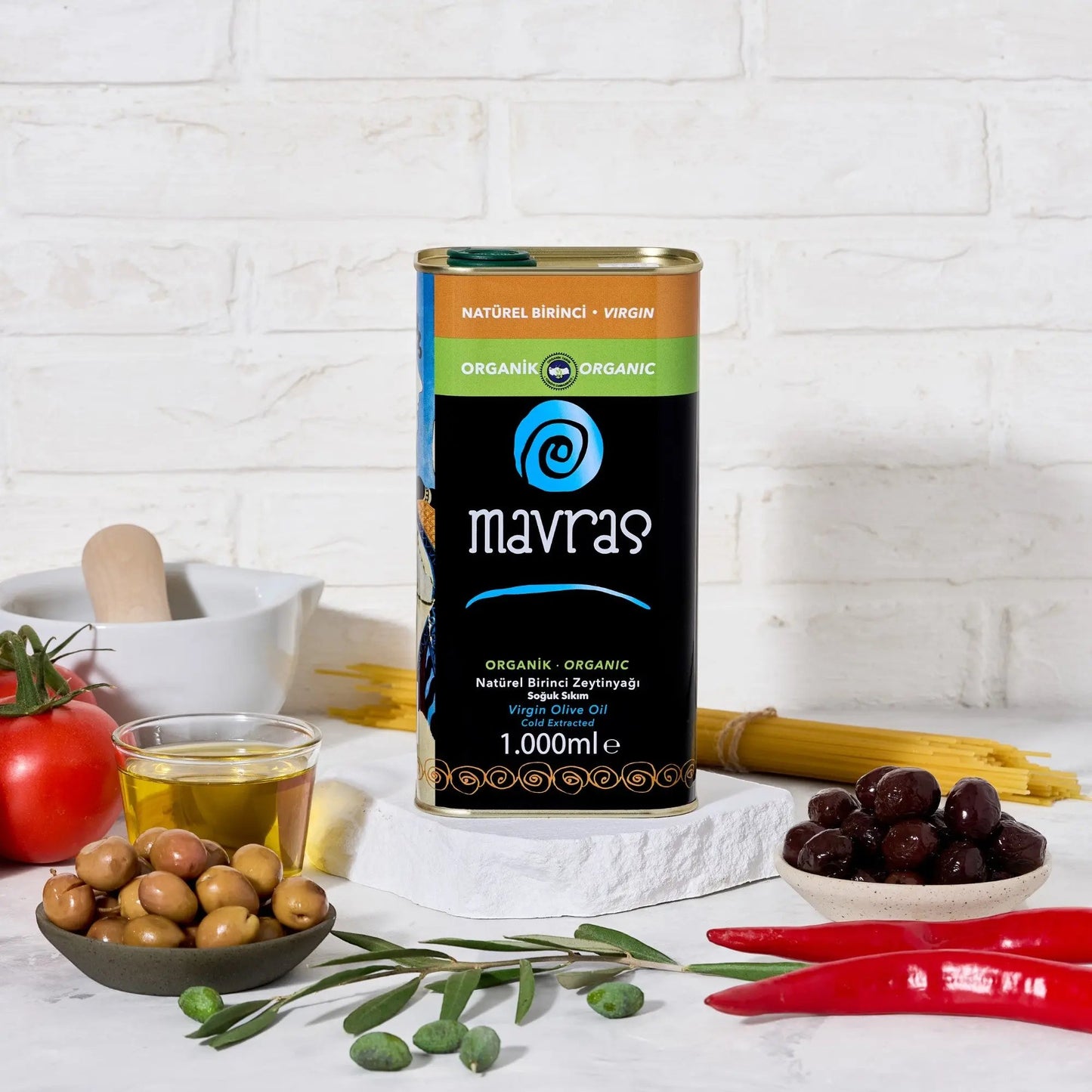 Organik Natürel Birinci Zeytinyağı - Olgun Hasat Mavras Zeytin