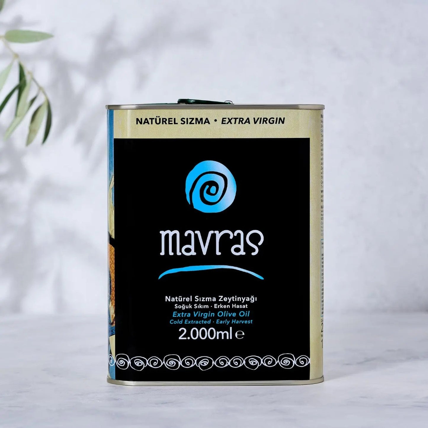 Natürel Sızma Zeytinyağı - Erken Hasat (Filtresiz Yeni Hasat: 2025 Ekim) Mavras Zeytin