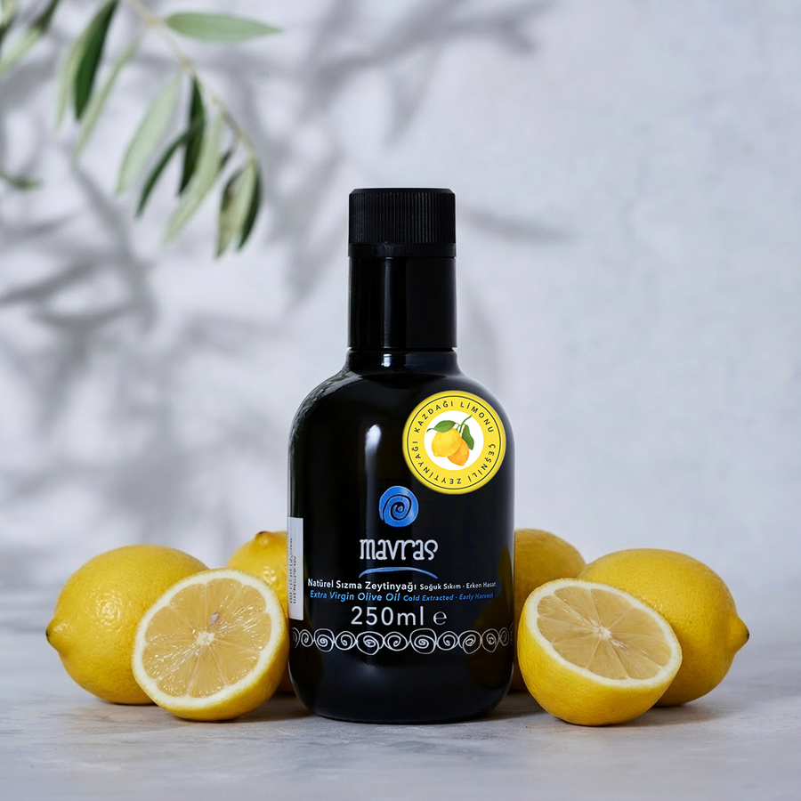 Özel Seri | Çeşnili | Kazdağları Limonlu Erken Hasat Natürel Sızma Zeytinyağı