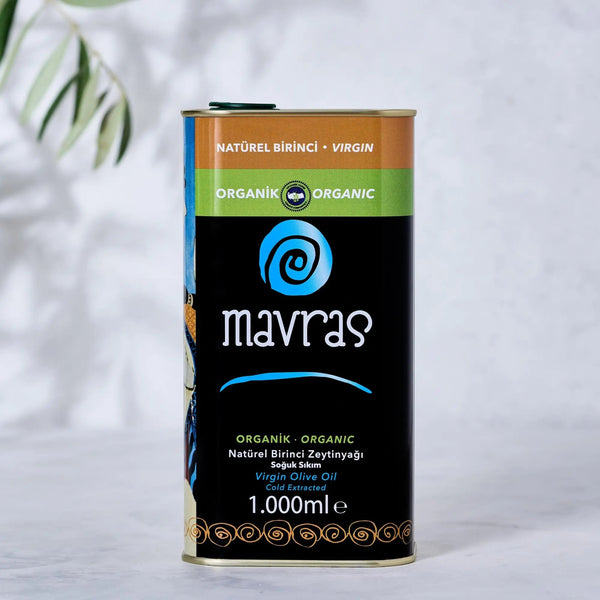 Organik Natürel Birinci Zeytinyağı - Olgun Hasat Mavras Zeytin
