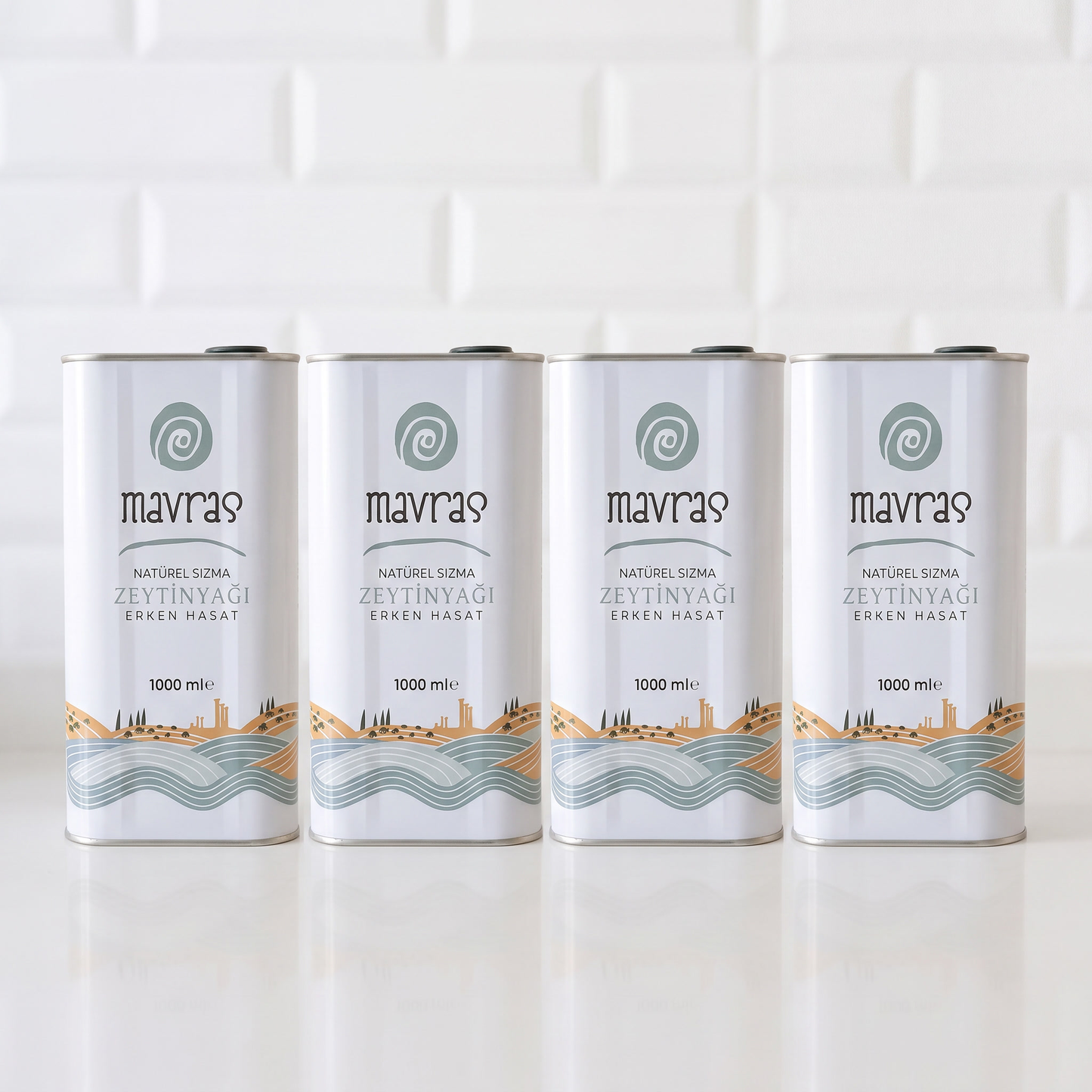 Natürel Sızma Zeytinyağı - 1 L Mavras Zeytin